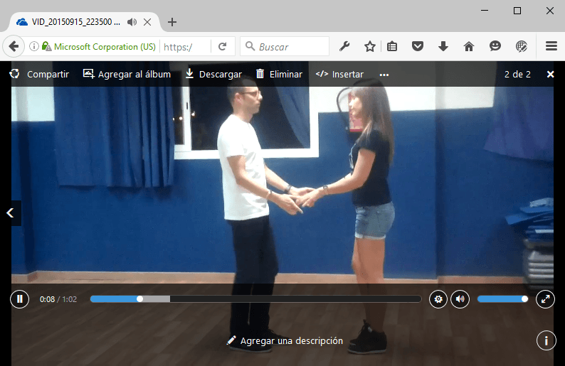 OneDrive Video Reproducir