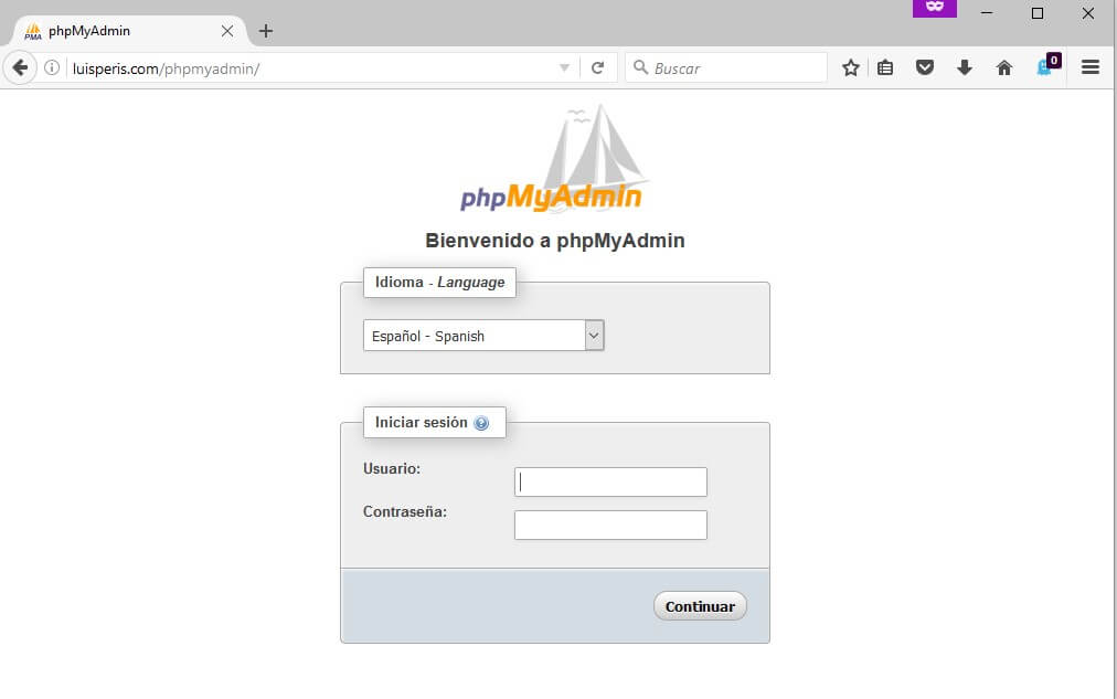 instalar phpmyadmin ubuntu