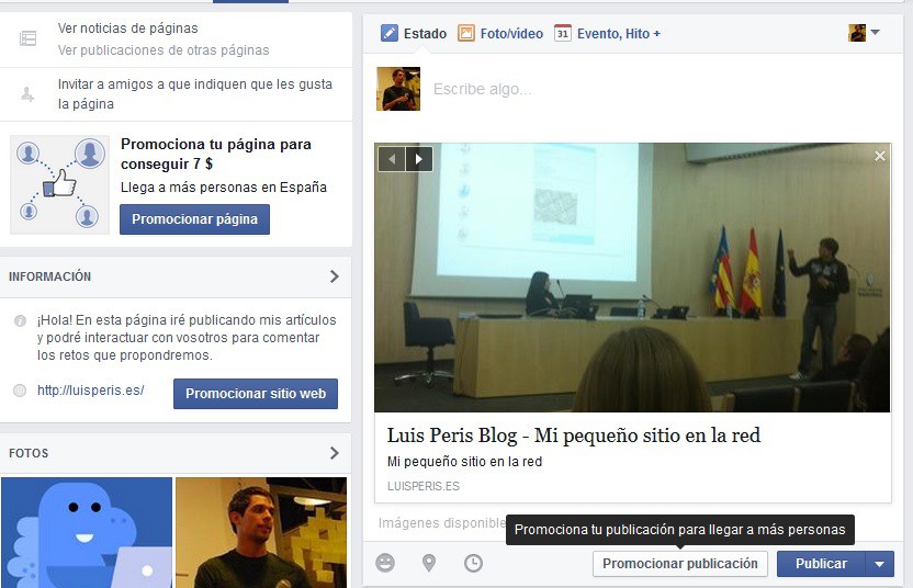 Promocionar Artículo Facebook Ads