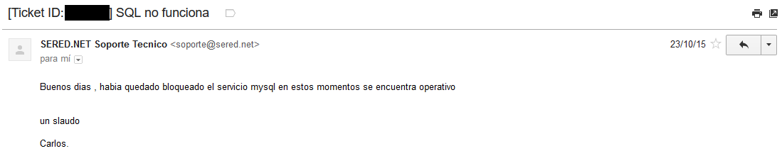 Sered Opinión