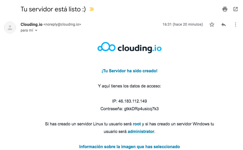 clouding email